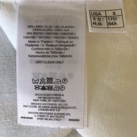 Linen blend button front sleeveless top. Stitched pleat detail. Pit to pit 19”. - Picture 7 of 7